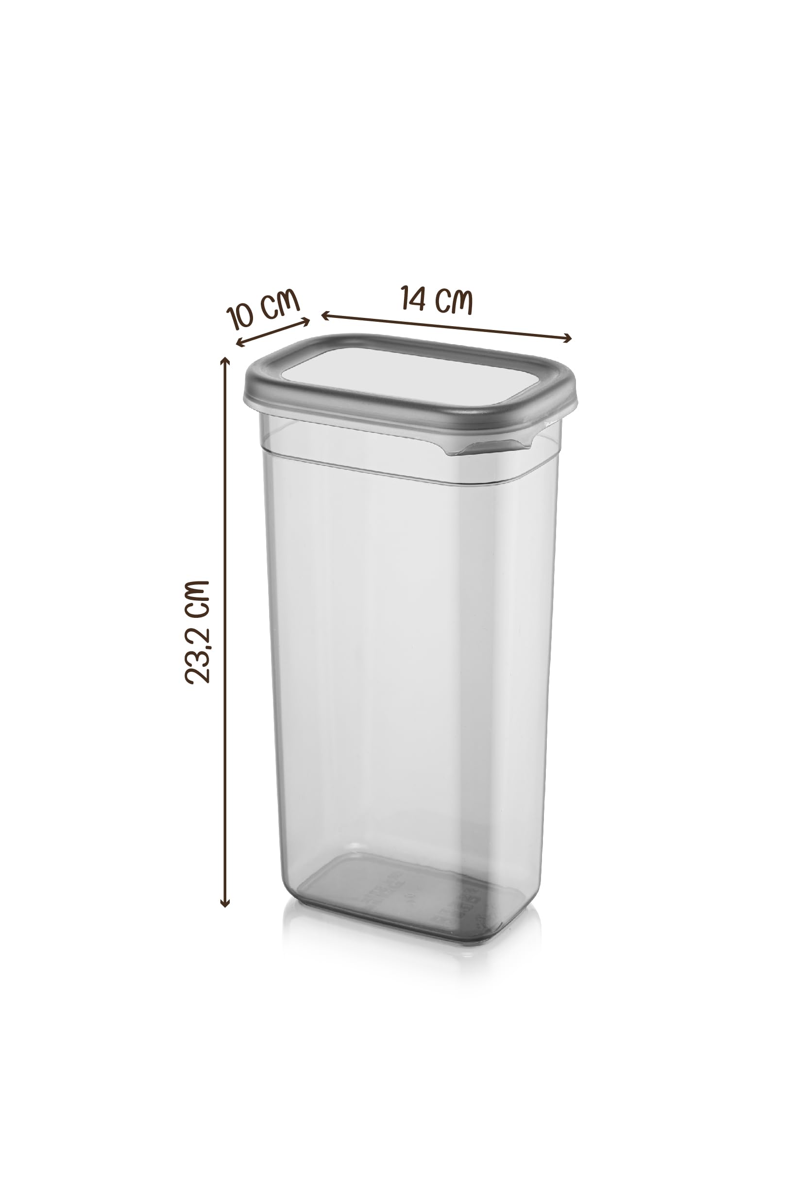 Viwares Praktisches Vorratsdosen-Set 12er 1,9 L PEGGY