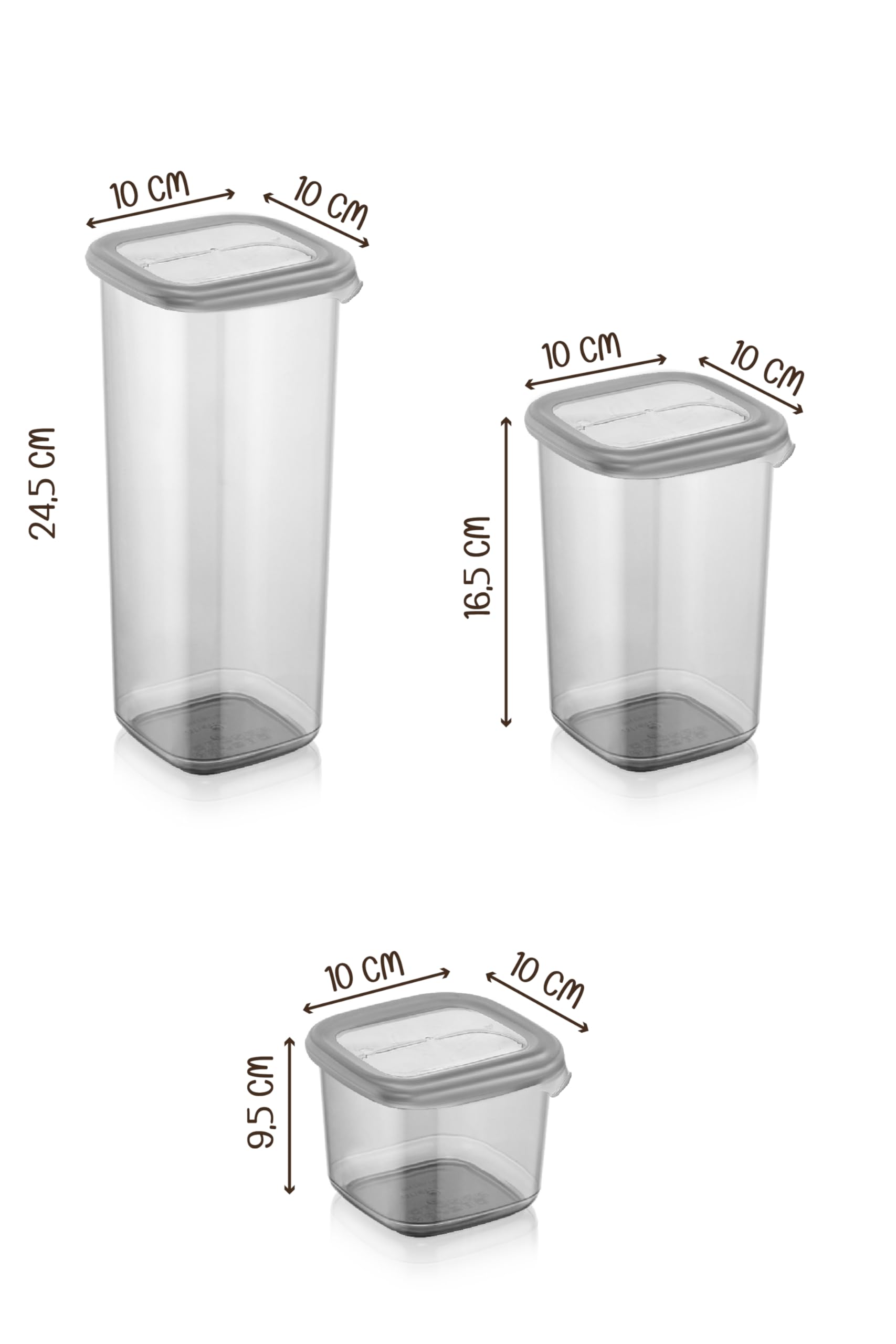 Viwares Praktisches Vorratsdosen-Set Mix 18er PEGGY