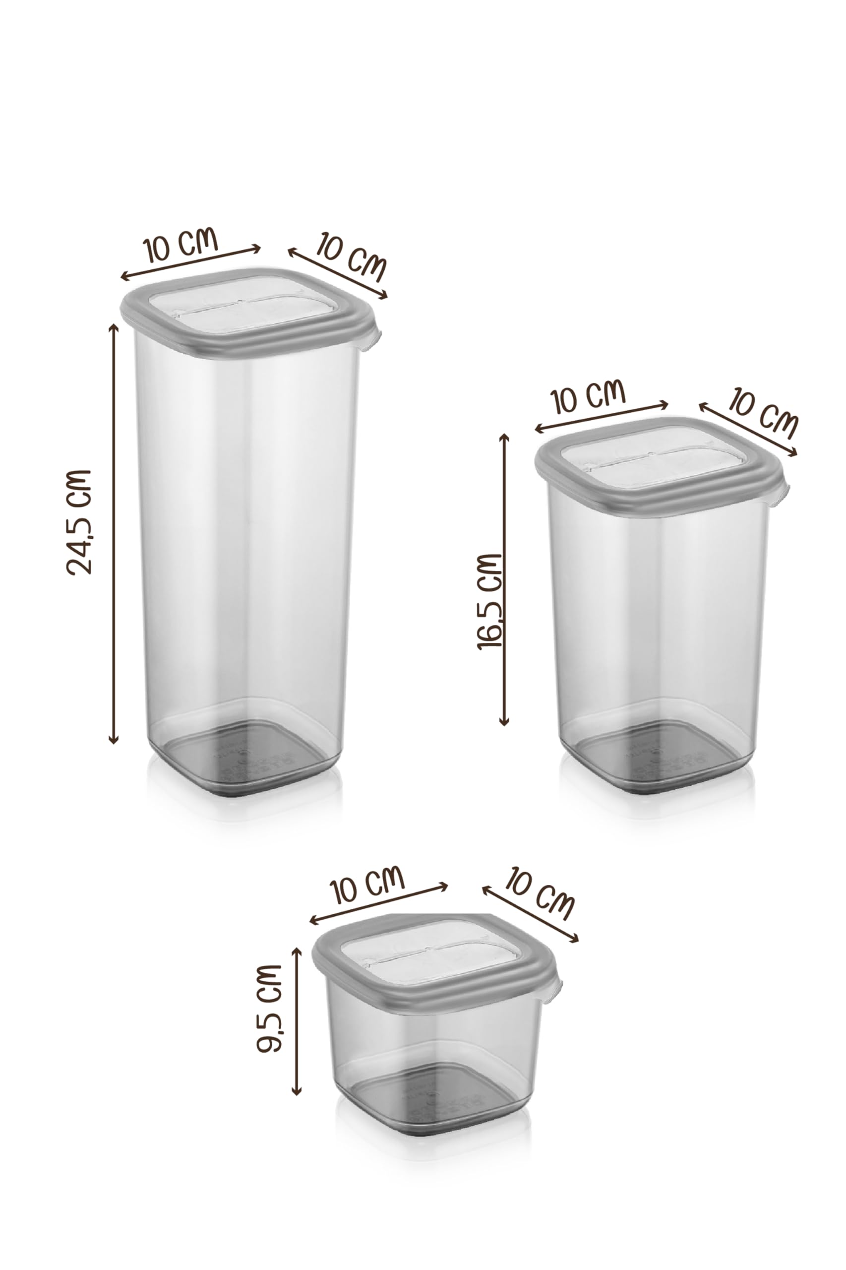 Viwares Praktisches Vorratsdosen-Set Mix 24er PEGGY