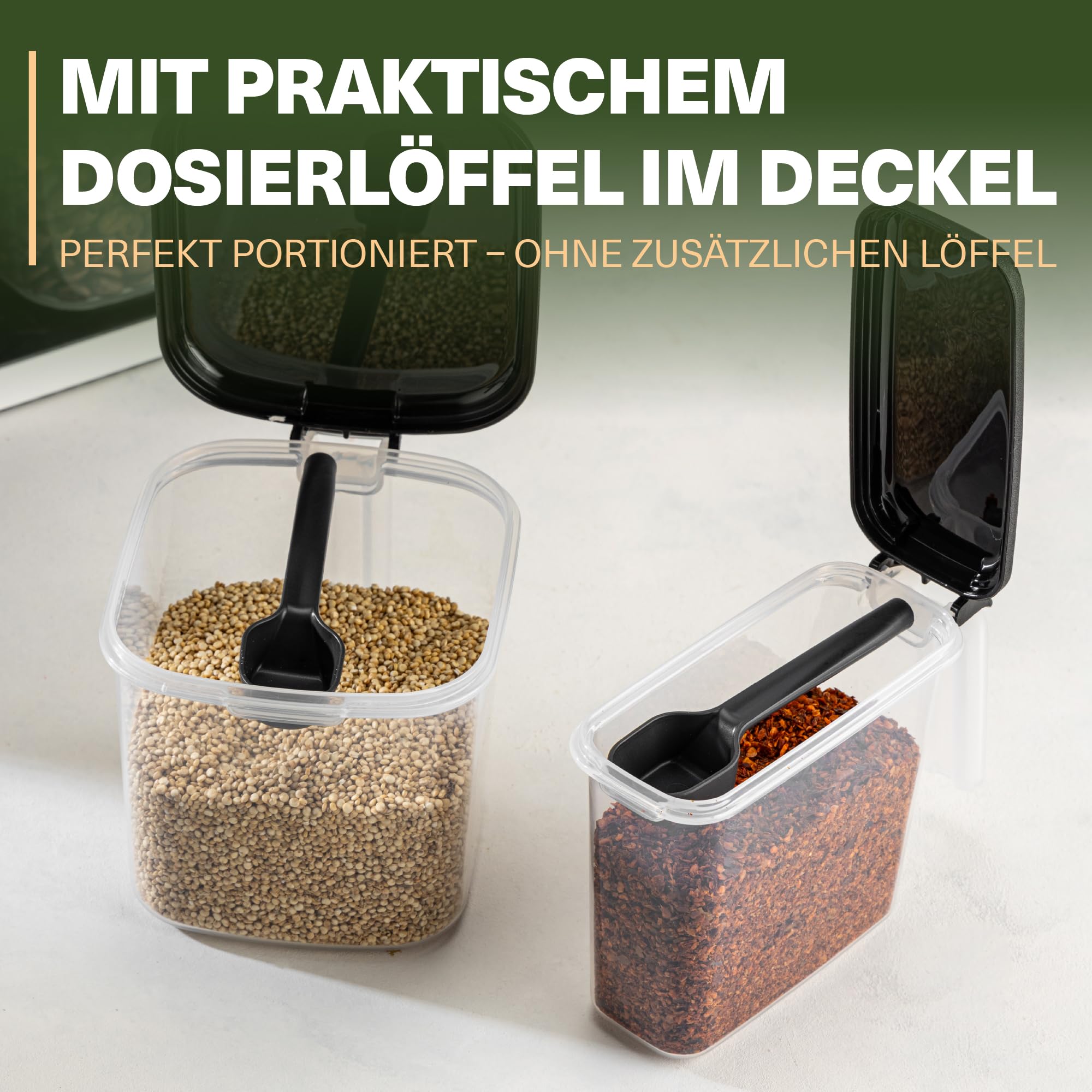 BLOCK Gewürzdosen-Set 12er mit Wandhalterung