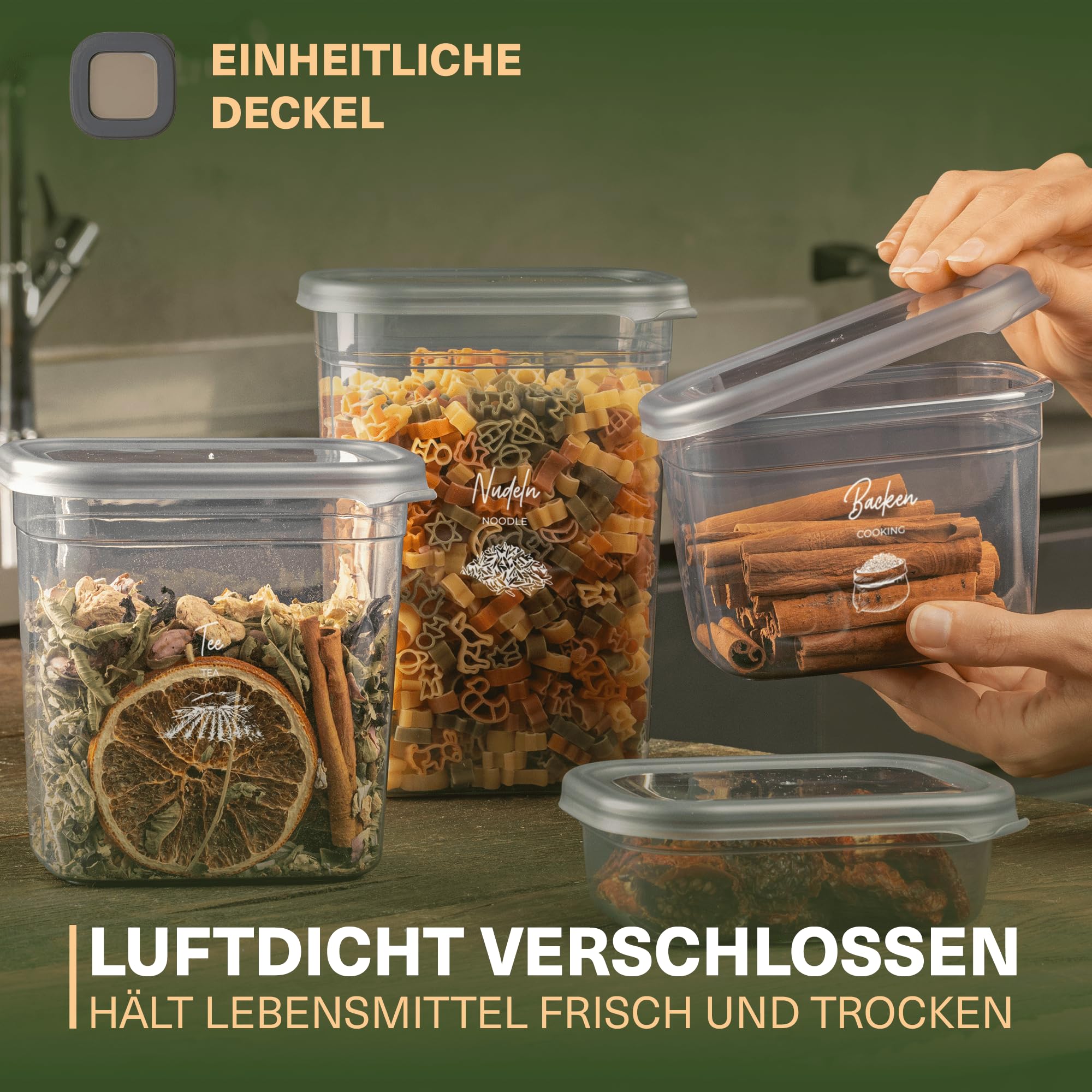 Viwares Praktisches Vorratsdosen-Set Mix 20er PEGGY