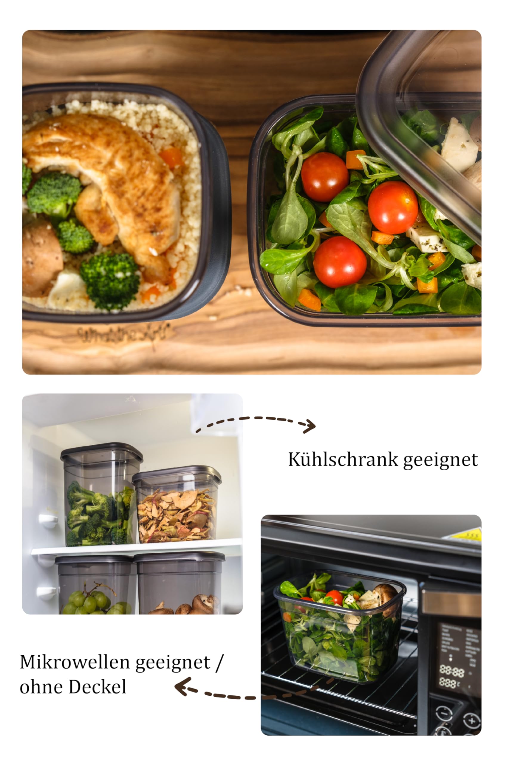 Viwares Praktisches Vorratsdosen-Set Mix 18er PEGGY