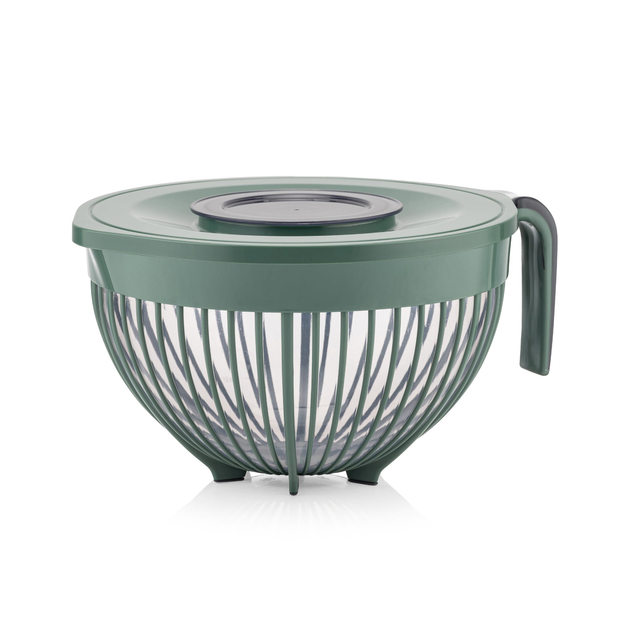 Viwares Rührschüssel 3L mit Deckel Grün