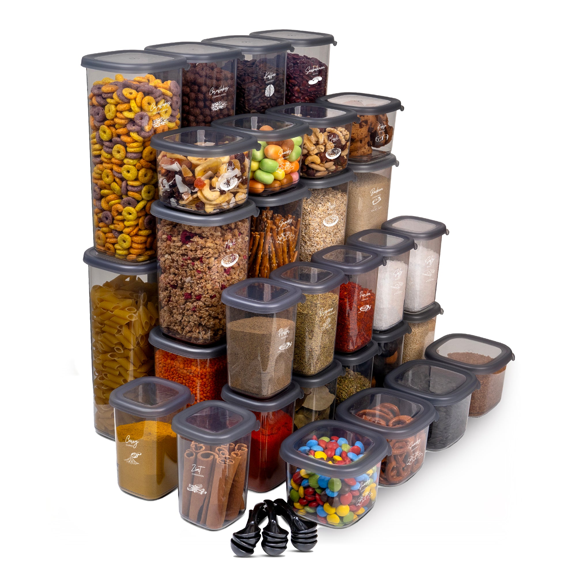 Viwares Praktisches Vorratsdosen-Set Mix 36er PEGGY