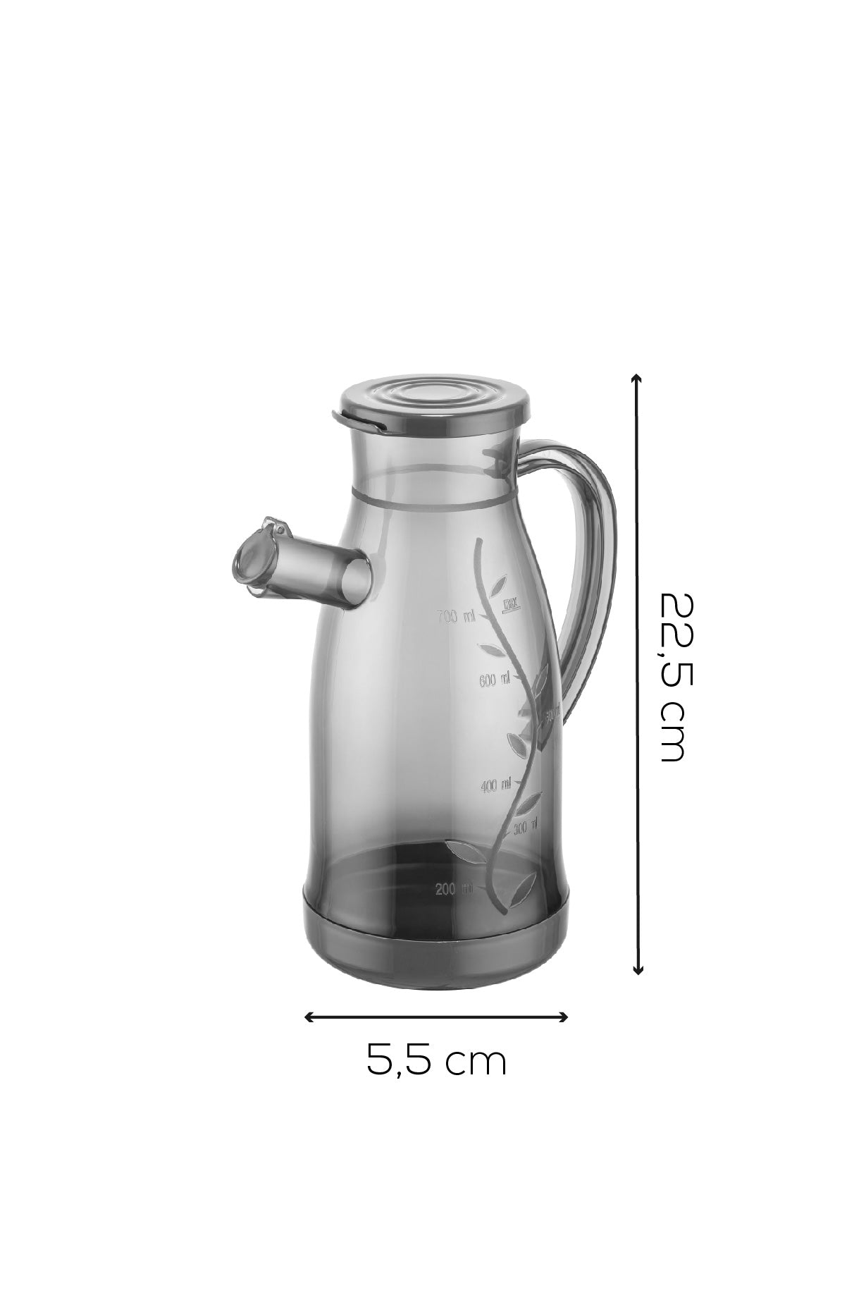 Viwares Öl- und Essigspender - 0,7L / 2er Set