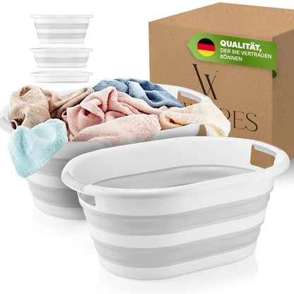 Wäschekorb 25 L faltbar – 2er Set