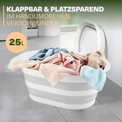 Wäschekorb 25 L faltbar – 2er Set