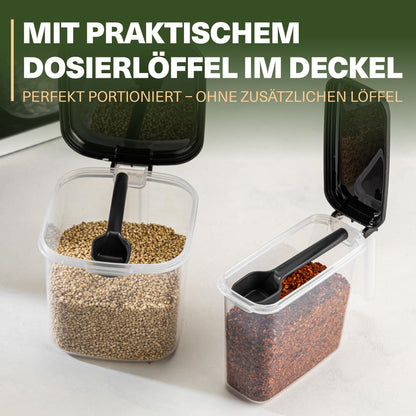 BLOCK Gewürzdosen-Set 12er mit Wandhalterung