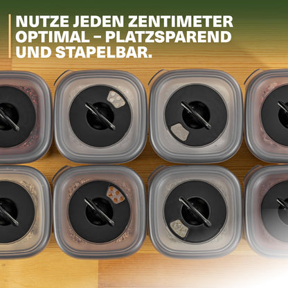 Viwares Luna 12er Gewürzdosen Set