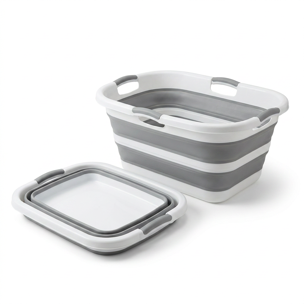 Wäschekorb 25 L faltbar – 2er Set