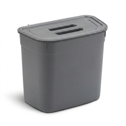 Bio-Mülleimer 7 L zum Einhängen – Grau