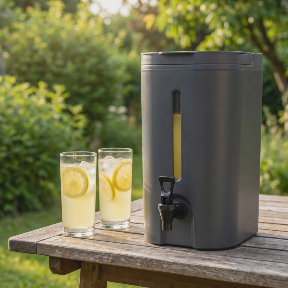Getränkespender 4,5 L: Limonade zapfen am Gartentisch – Video | viwares